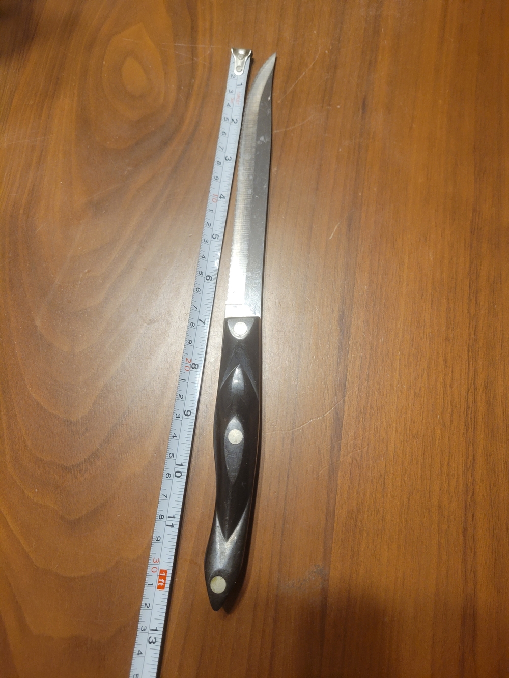 Cutco Black Kitchen Boning Knife with Ergonomic Handle